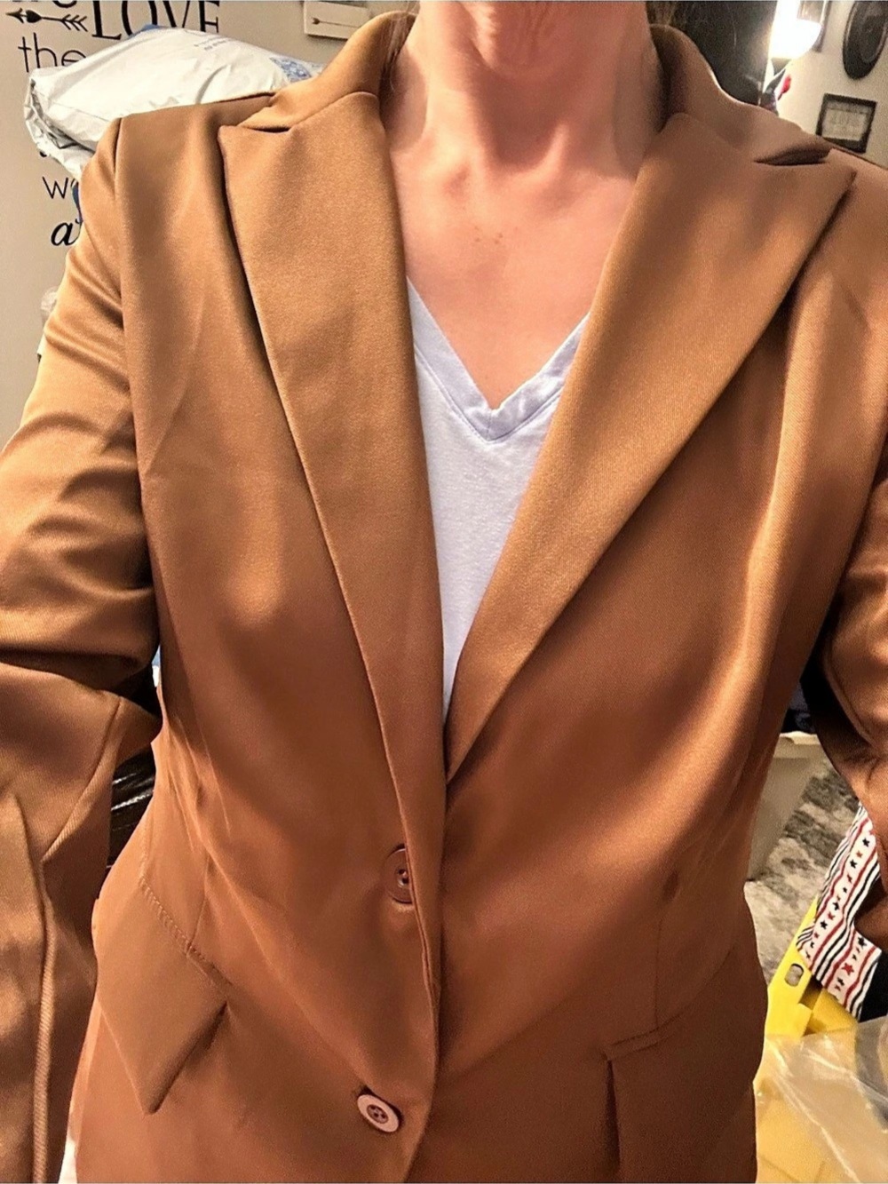 Women'Small Brown Blazer Size Small NWT
